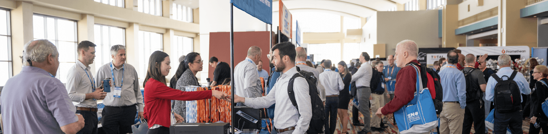 Image of registration table at 2025 CEN Conference