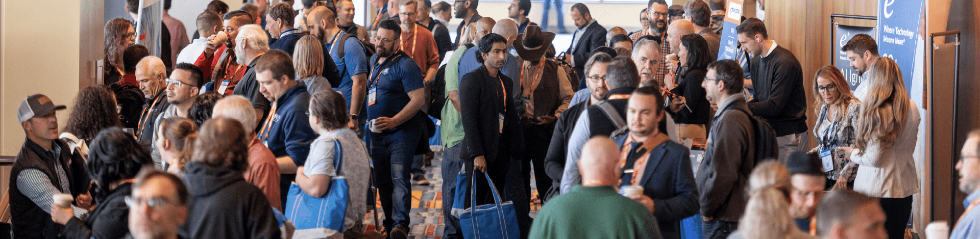 Image of crowd of attendees at conference